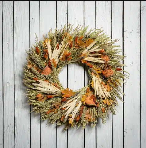 1.Harvest time Wreaths: An Inviting Touch