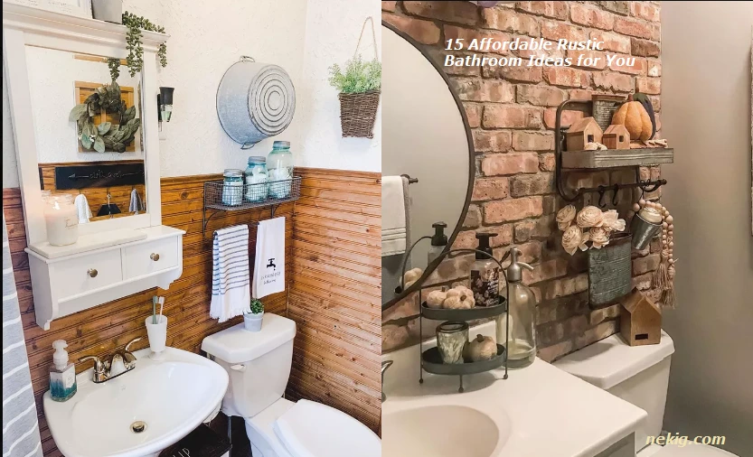 15 Affordable Rustic Bathroom Ideas for You