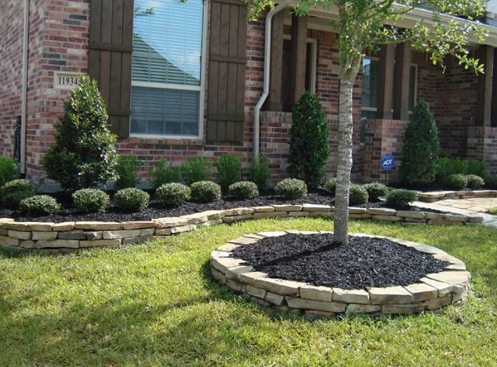 stone garden borders