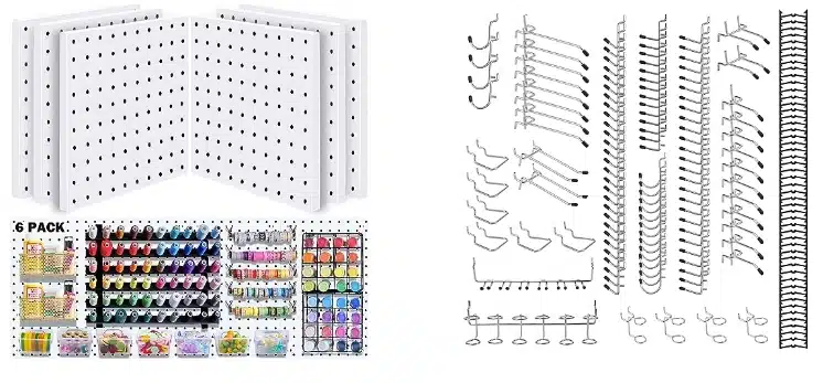 Install a Pegboard for Vertical Storage laundry room