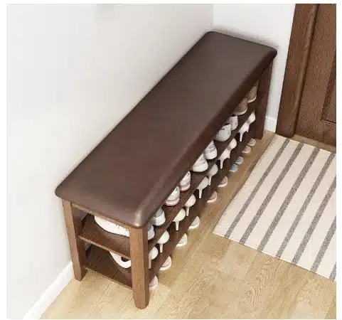 From a Pile on the Floor to a Modern and Clean Shoe Bench