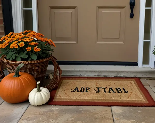 Layered Doormats for a Cozy Touch