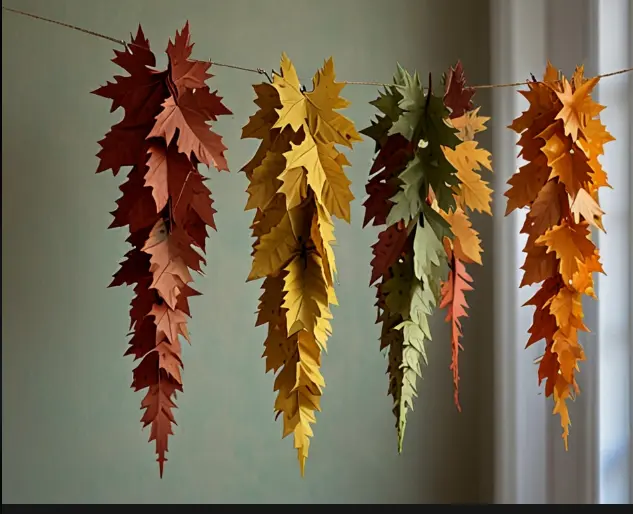 DIY Leaf Garlands