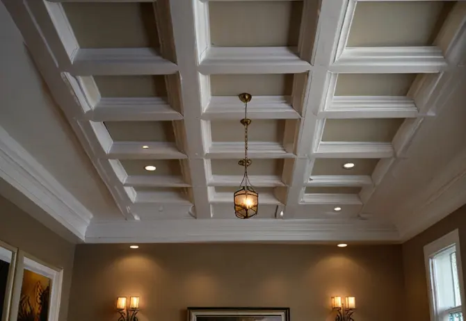 Coffered Ceilings: Add Elegance to Your Living Room