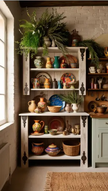 53 Stylish Boho Open Shelving Ideas for a Chic Kitchen Makeover
