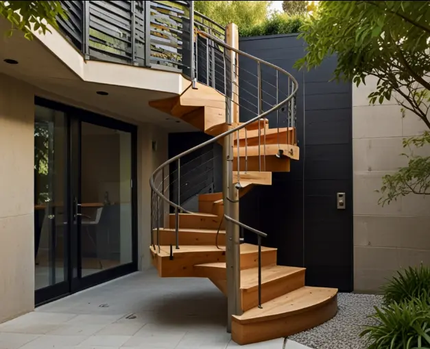 Spiral Stairs for Compact Spaces