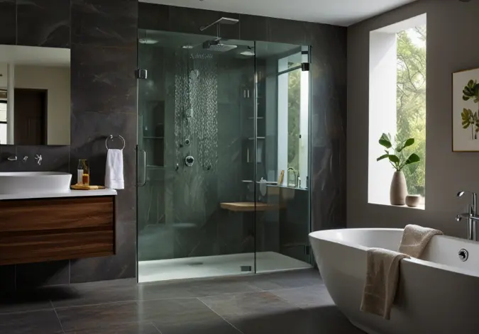 Frameless Glass Showers for a Sleek Look