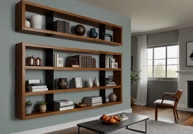 Floating Shelves for Minimalist Appeal