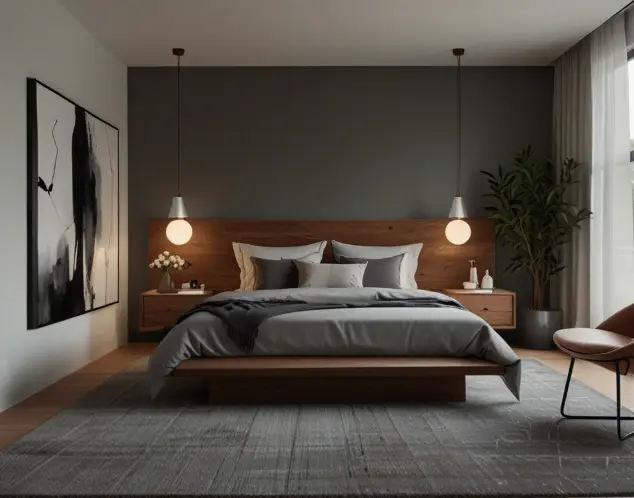 Minimalist Modern Guest Bedroom