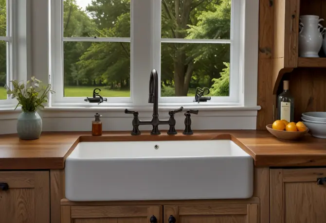 Farmhouse Sinks for Rustic Charm