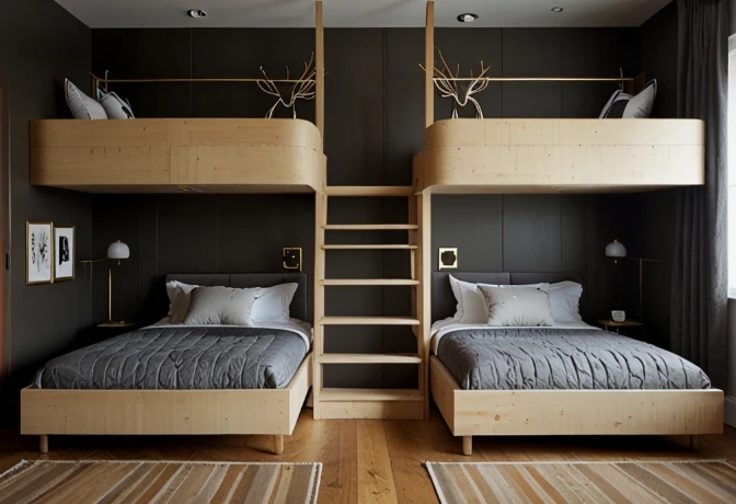 Luxury Bunk Beds for Shared Spaces