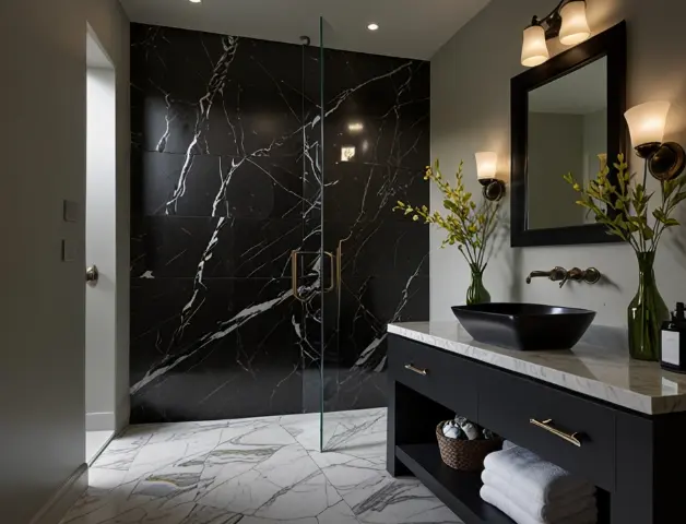 Black Marble Countertops for a Premium Look