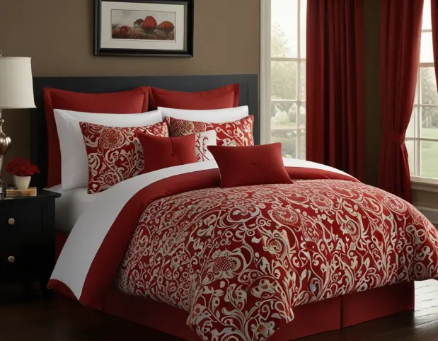 Red Bedding Sets for Subtle Color