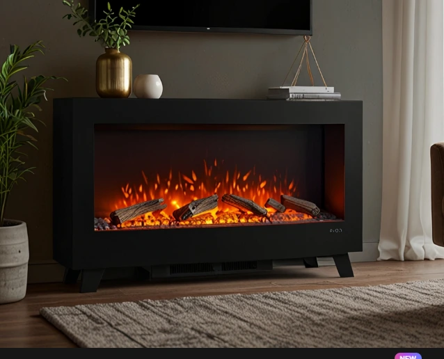 Freestanding Electric Fireplace