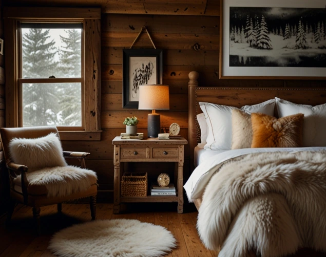 Faux Fur Accents for Added Comfort