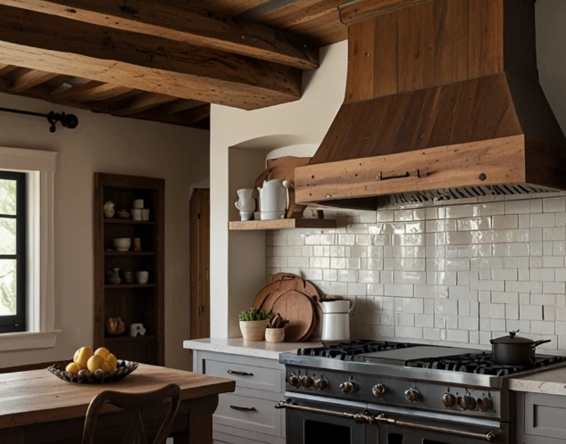 Wooden Beam Hood