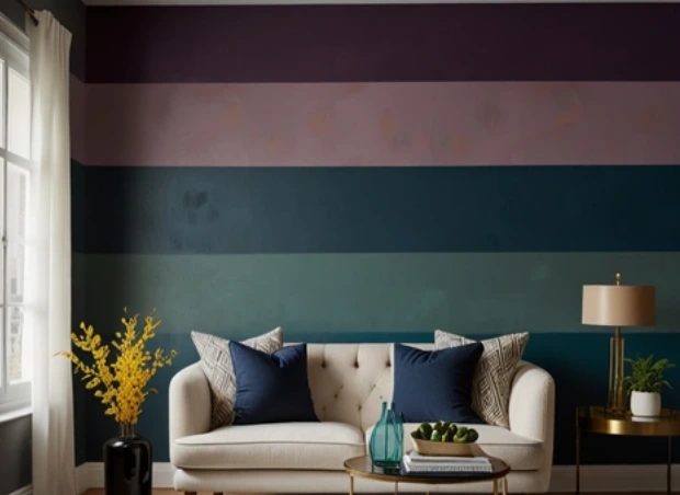 Bold Painted Accent Wall