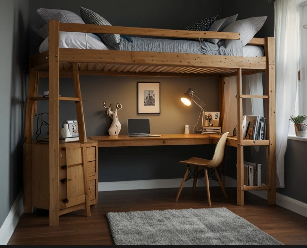 Use a Loft Bed for Extra Space