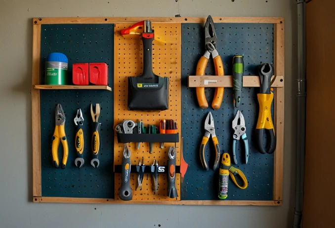 Pegboard for Tool Storage