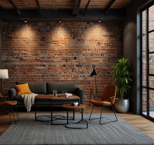 Exposed Brick for Industrial Charm