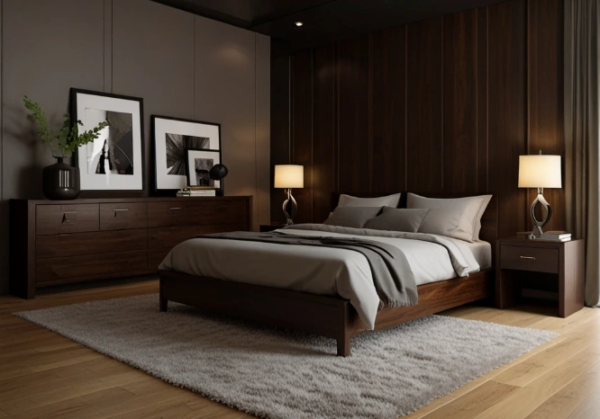 Dark Brown Wood Furniture