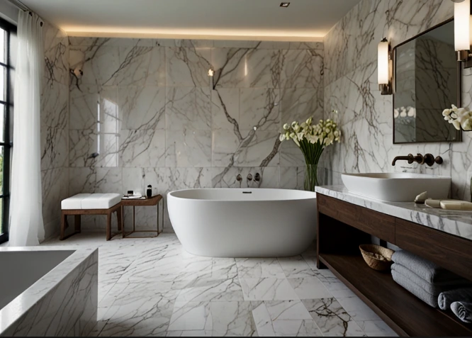 Spa-Like Marble Retreat