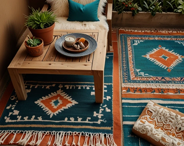 Layered Outdoor Rugs