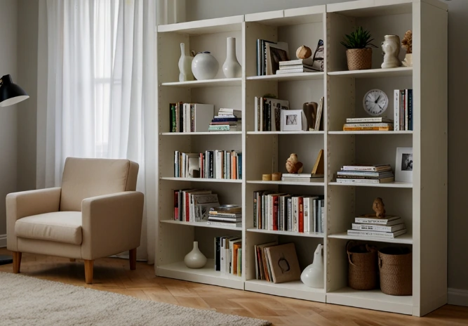 Billy Bookcase as a Room Divider