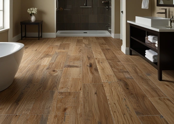 Warm Wood-Look Porcelain