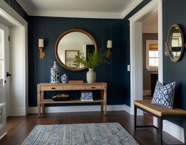 Coastal Blue Accent Walls