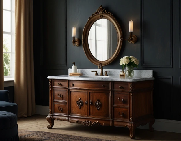 Antique Vanity with Character