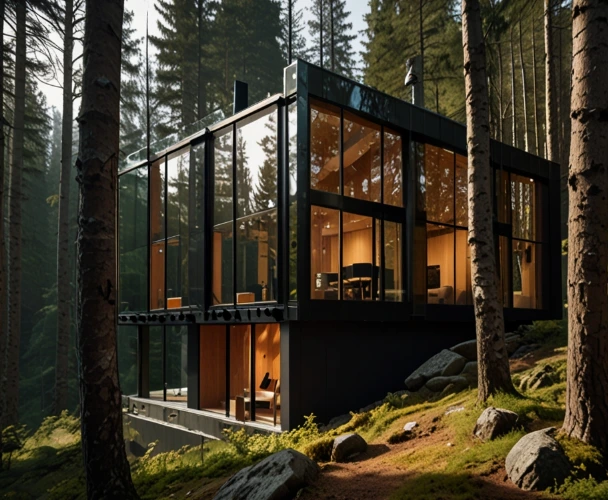 Glass Forest House