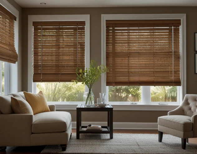 Faux Wood Blinds (Budget-Friendly Chic!)