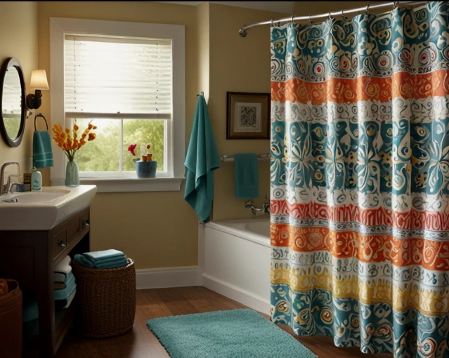 Add a Flair of Fun with Shower Curtains: It's Custom-Made