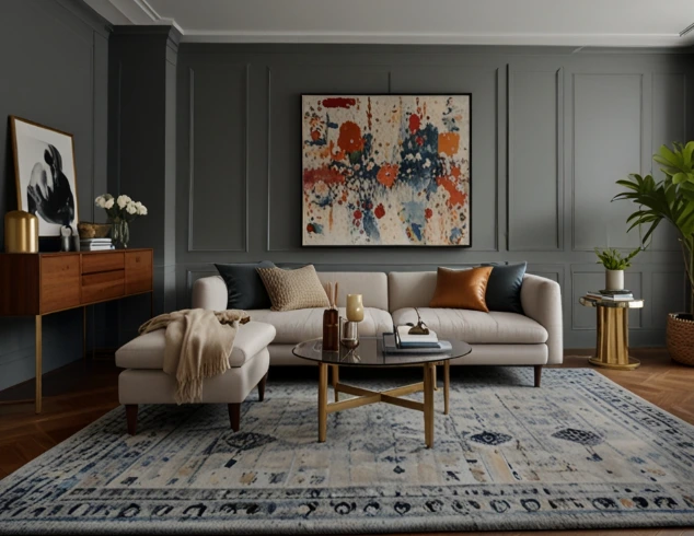 Statement Rugs That Anchor the Space