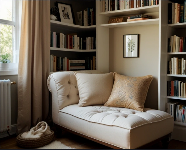 Set Up A Private Comfortable Book Reading Corner