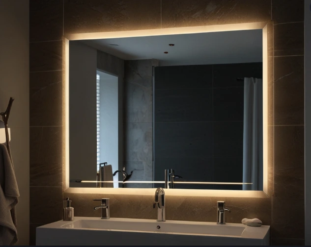 A Backlit LED Mirror