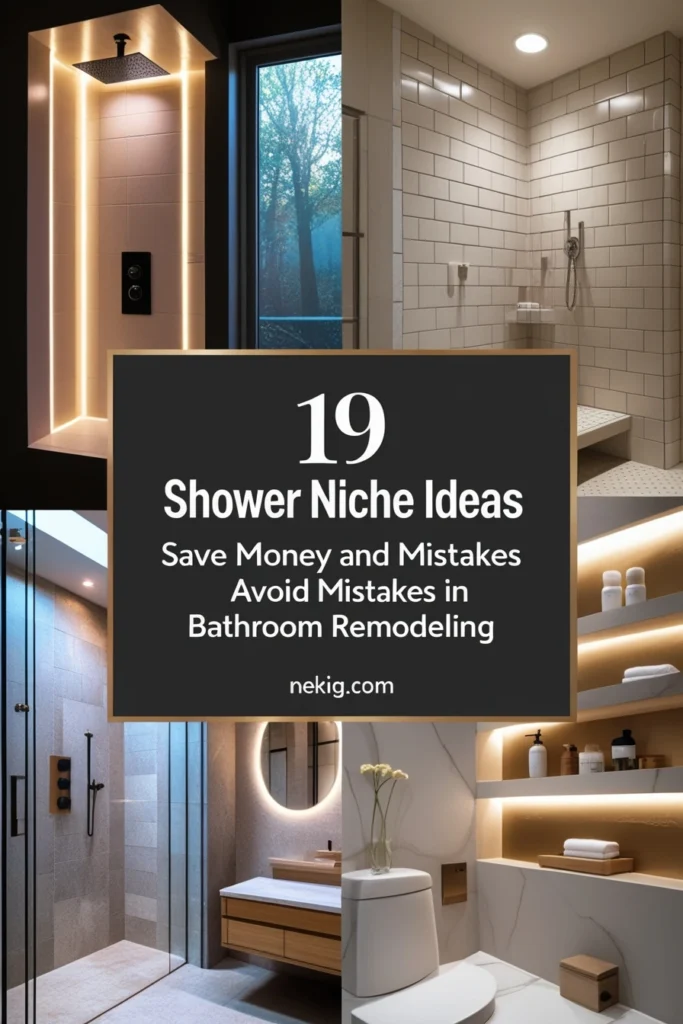 Shower Niche Ideas
