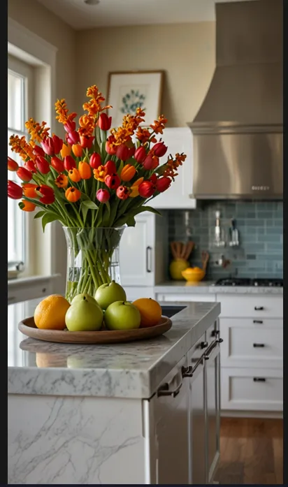 Inject Seasonal Heat into Your Kitchen Island