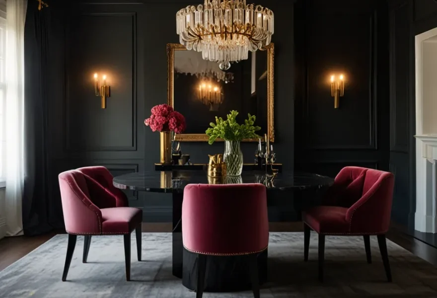 Velvet Dining Chairs for a Cozy Luxe Feel