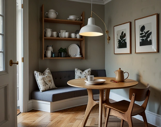 Scandinavian-Inspired Compact Dining