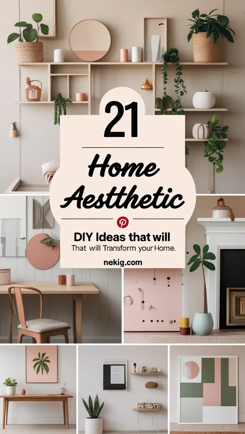 Home Aesthetic DIY Ideas that Will Transform Your Home