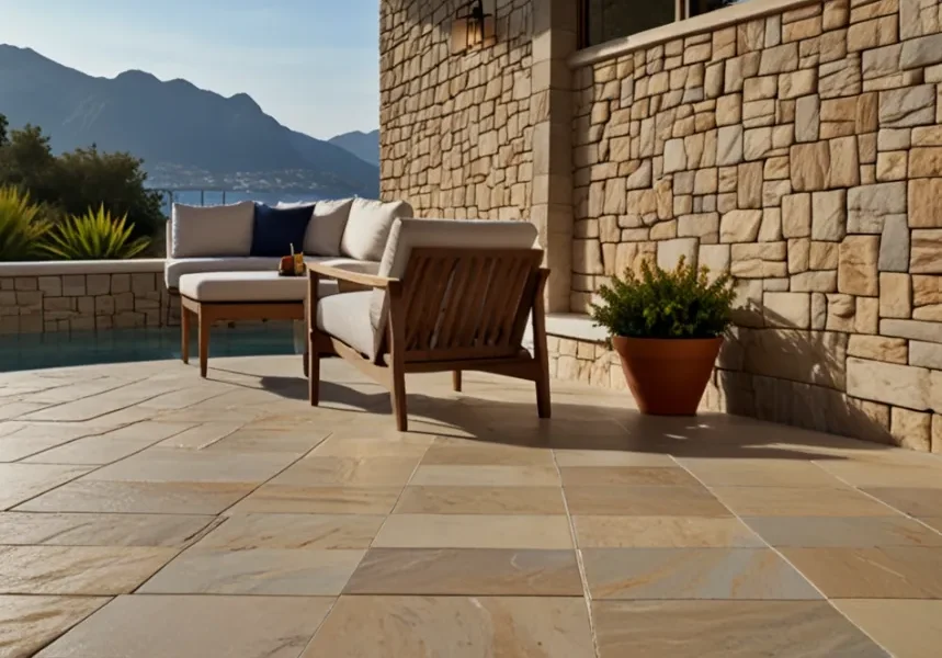 Natural Stone for “Vacation Villa” Vibes
