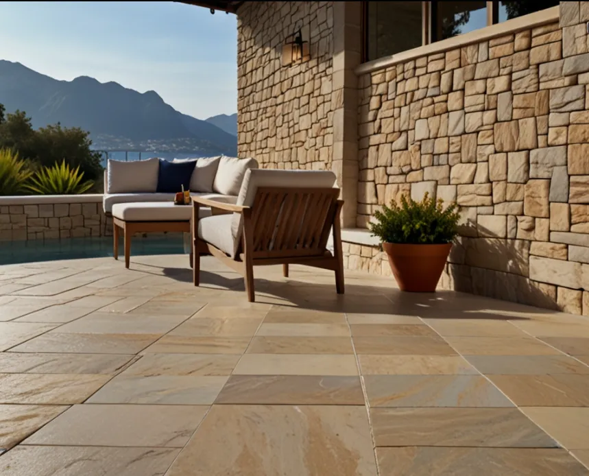 Natural Stone for “Vacation Villa” Vibes