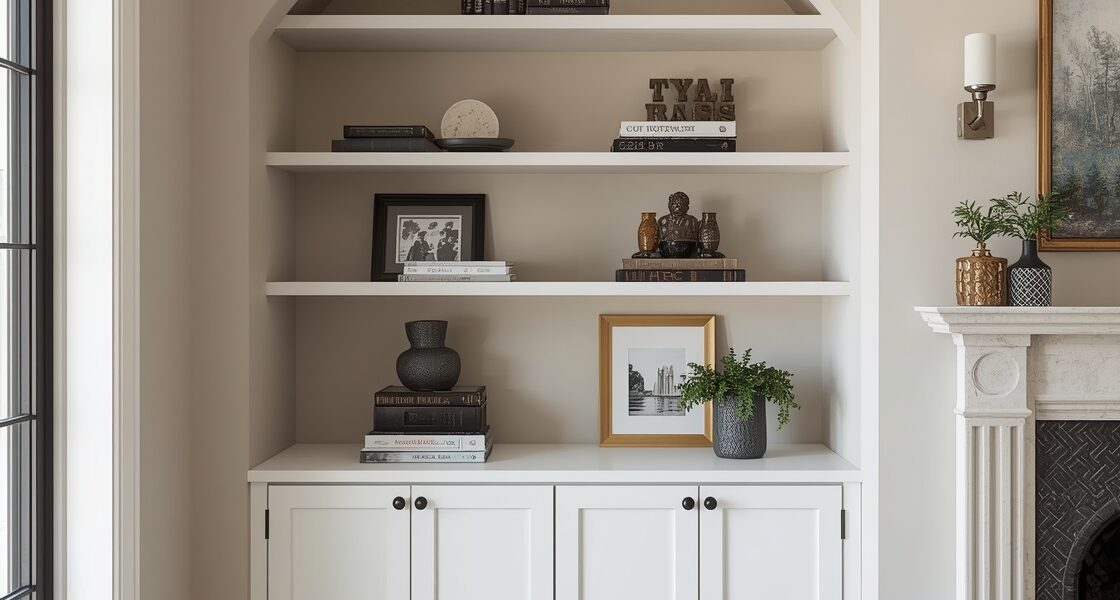 alcove shelving ideas