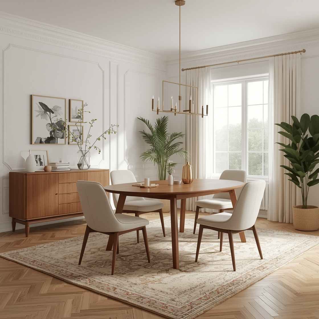 Dining Room Rugs Under Table