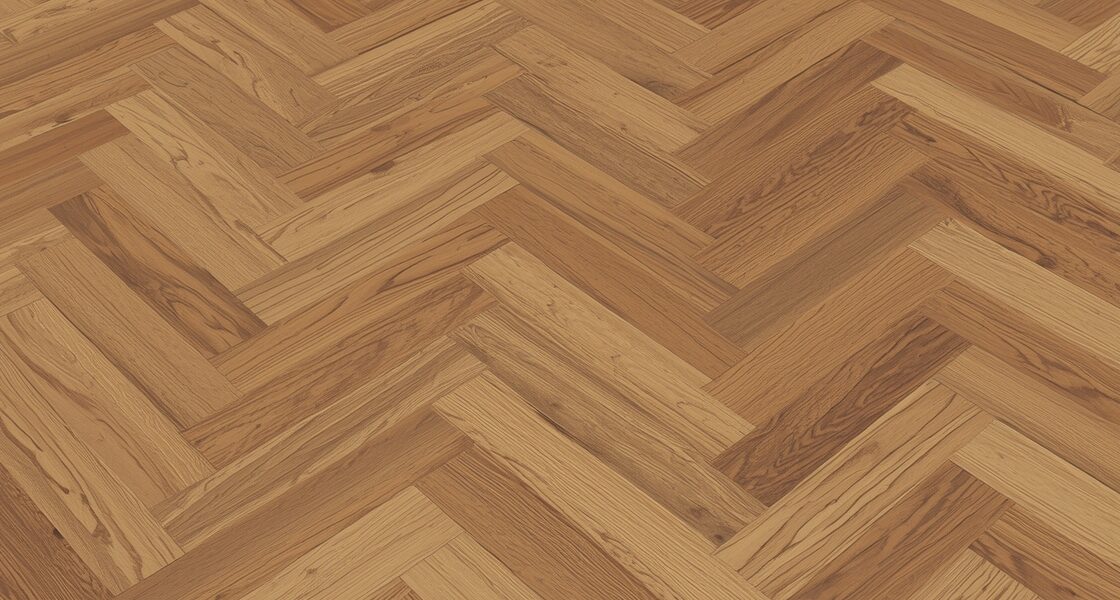 herringbone wood floor