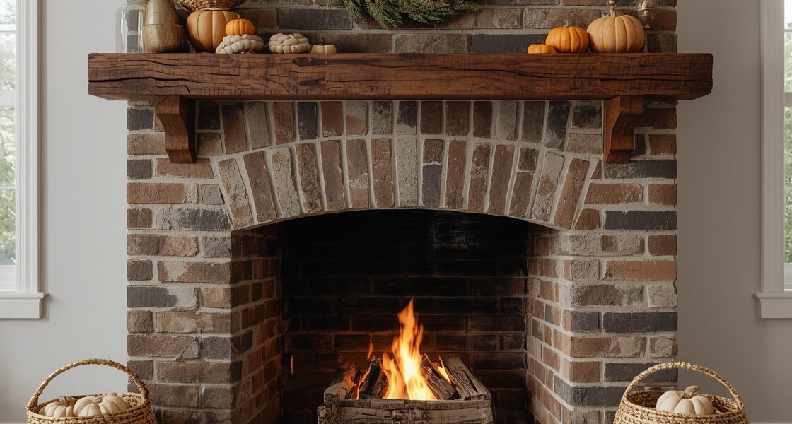 seasonal hearth styling