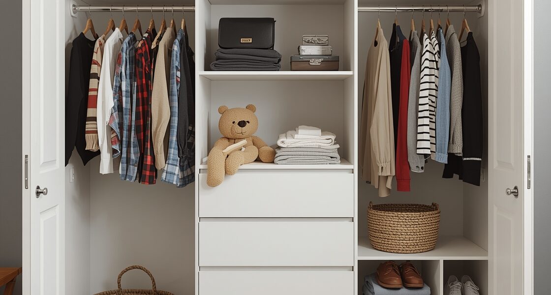 wardrobe storage hacks