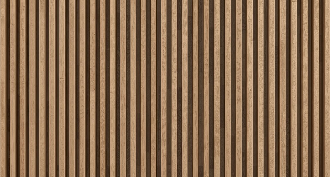 wood slat feature wall